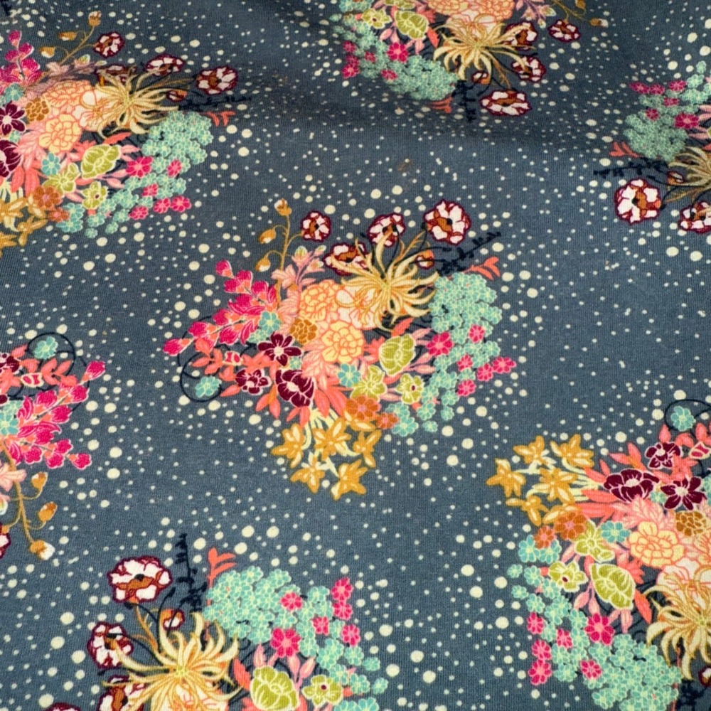 Ric Rac and Ruffles Girls‎ 4T Blue Floral Long Sleeve Dress, Cute Casual Outfit - Picture 3 of 6